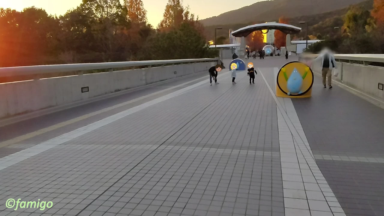 あすたむらんど徳島の入り口の橋