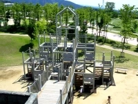 あすたむらんど徳島の冒険の国のアスレチック